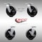 Service Caster 8 Inch SS Glass Filled Nylon Caster Set with Roll Bearings 2 Swivel Lock 2 Brake SCC-SS30S820-GFNR-BSL-2-TLB-2 - alternate 3